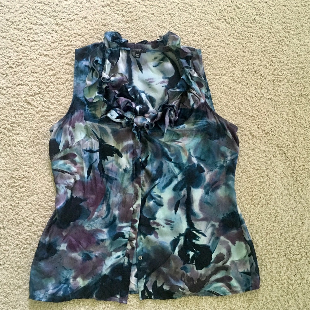 Ann Taylor silk dress top